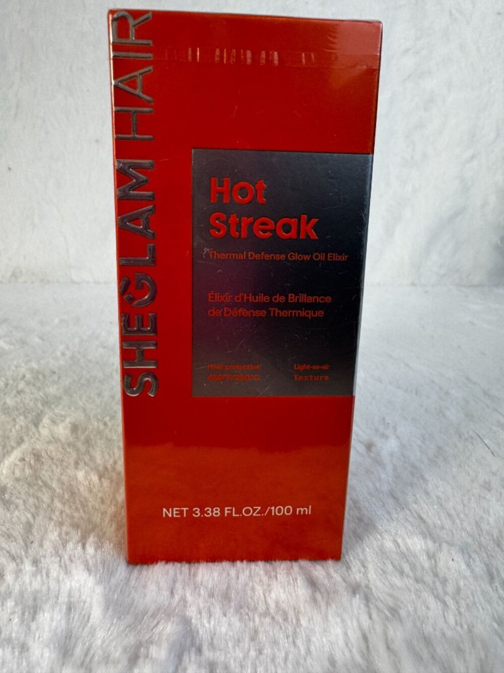 SheGlam Hair Hot Streak Thermal Defense Glow Oil Elixir 3.38 Fl Oz / 100ml